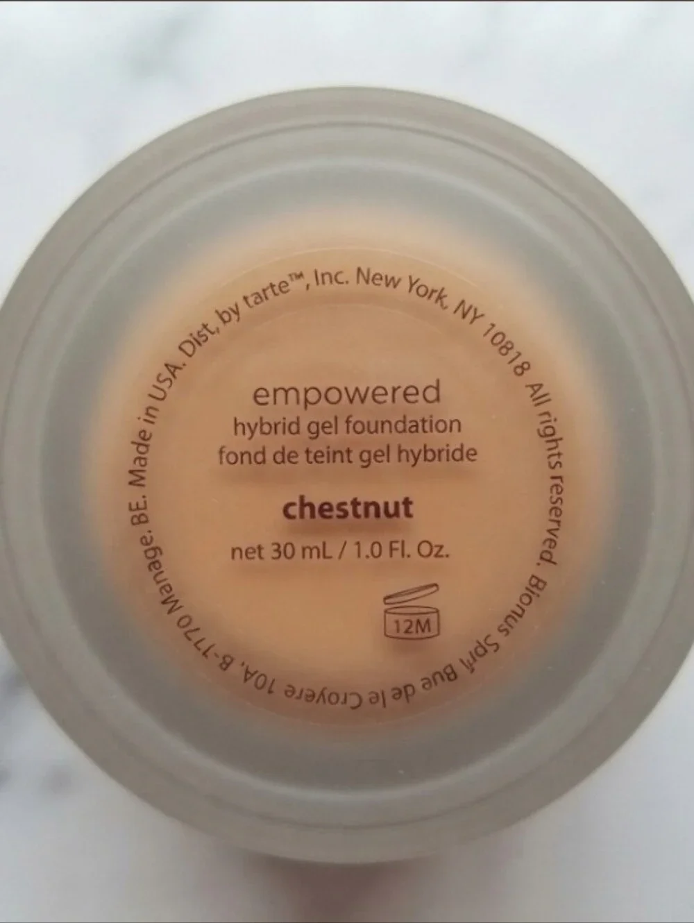 Tarte Empowered Hybrid Gel Foundation - Chestnut ☆ RARE ☆